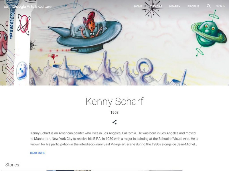 Google Cultural Institute: Kenny Scharf Handout