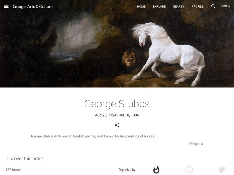 Google Cultural Institute: George Stubbs Handout