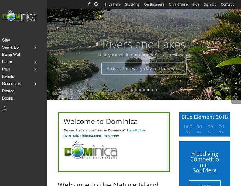 A Virtual Dominica Website