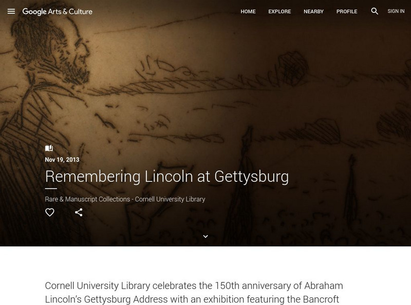 Google Cultural Institute: Remembering Lincoln at Gettysburg PPT Google Cultural Institute: Remembering Lincoln at Gettysburg PPT