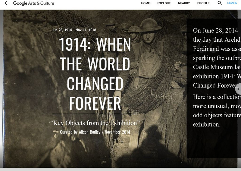 Google Cultural Institute: 1914: When the World Changed Forever PPT Google Cultural Institute: 1914: When the World Changed Forever PPT
