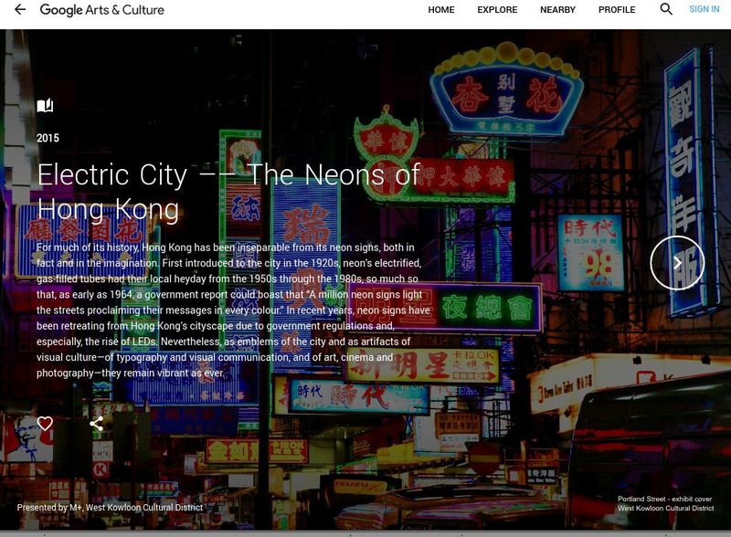 Google Cultural Institute: Electric City: The Neons of Hong Kong PPT