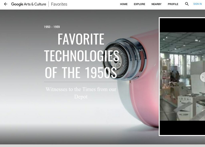 Google Cultural Institute: Favorite Technologies of the 1950s PPT Google Cultural Institute: Favorite Technologies of the 1950s PPT