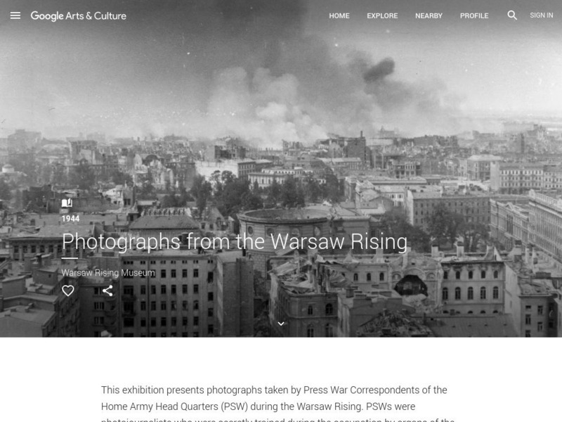 Google Cultural Institute: Photographs From the Warsaw Rising PPT Google Cultural Institute: Photographs From the Warsaw Rising PPT