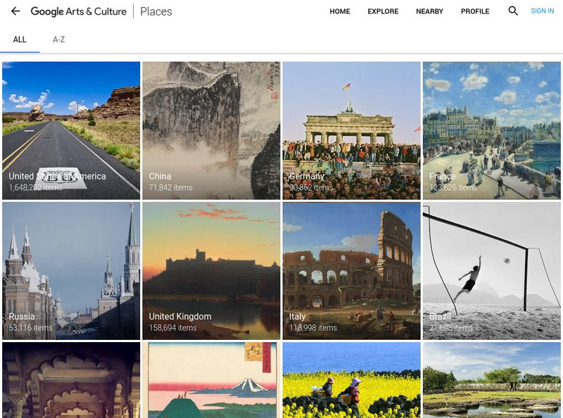 Google Cultural Institute: World Wonders Interactive Google Cultural Institute: World Wonders Interactive
