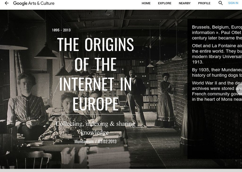 Google Cultural Institute: The Origins of the Internet in Europe PPT