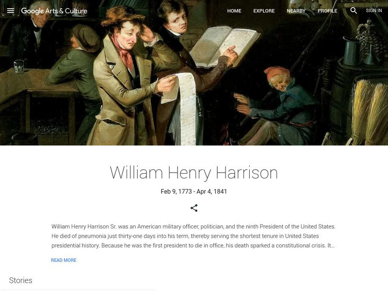 Google Cultural Institute: William Henry Harrison Handout