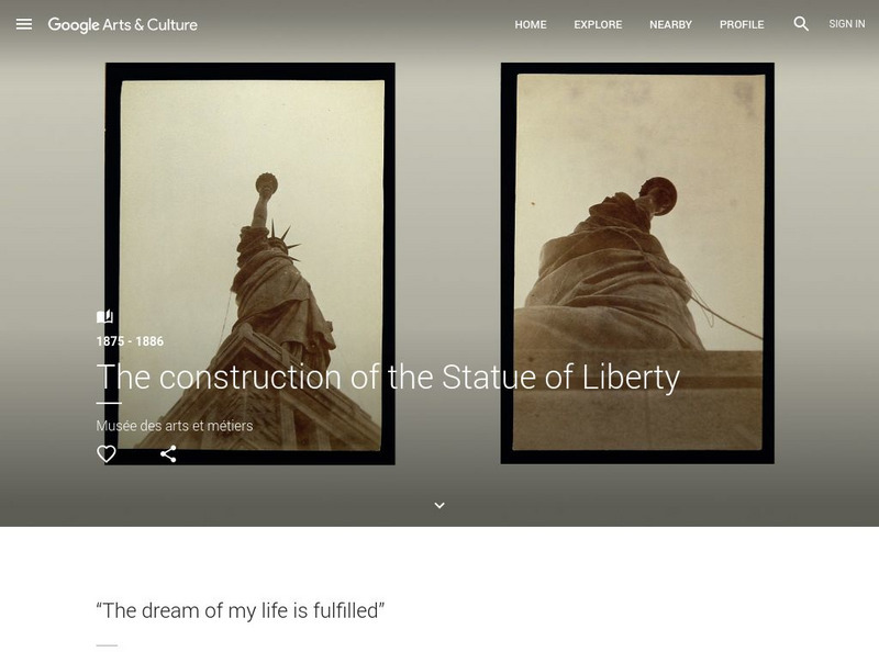 Google Cultural Institute: The Statue of Liberty PPT Google Cultural Institute: The Statue of Liberty PPT
