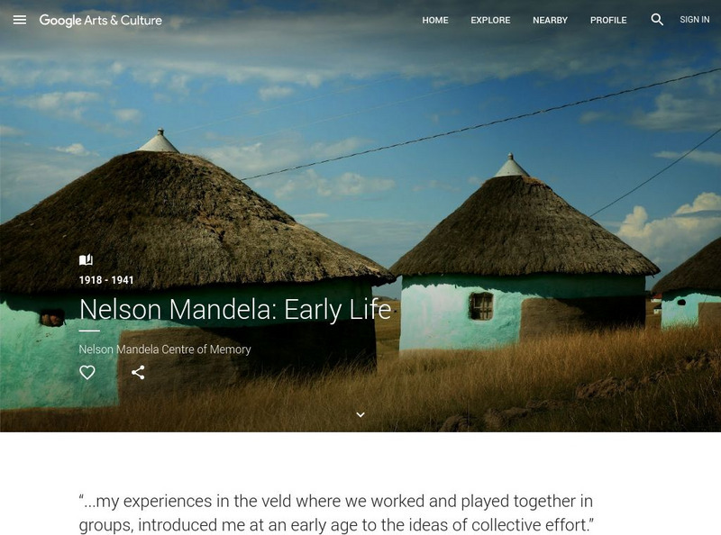 Google Cultural Institute: 1918 1941 Nelson Mandela: Early Life PPT Google Cultural Institute: 1918 1941 Nelson Mandela: Early Life PPT