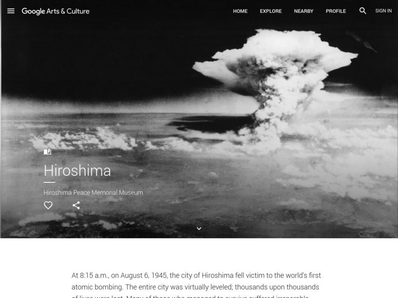 Google Cultural Institute: Hiroshima PPT Google Cultural Institute: Hiroshima PPT
