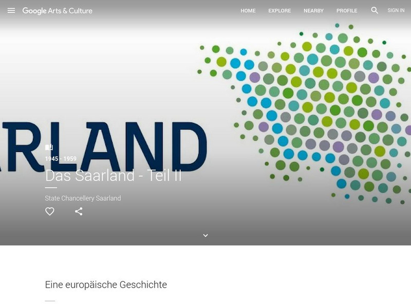 Google Cultural Institute: Das Saarland Teil Ii PPT