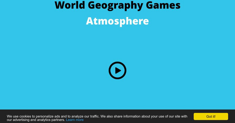 World Geography Games: Atmosphere Unknown Type World Geography Games: Atmosphere Unknown Type