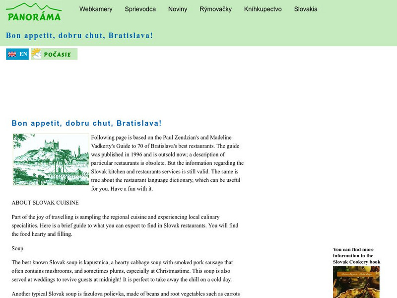Slovakia: Dining Website Slovakia: Dining Website