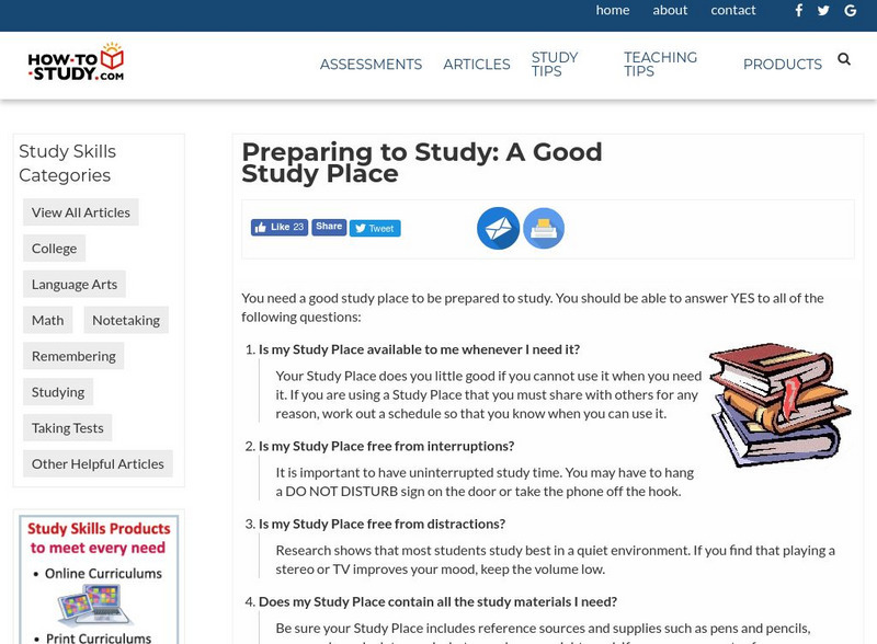 How to Study: Preparing to Study Website How to Study: Preparing to Study Website