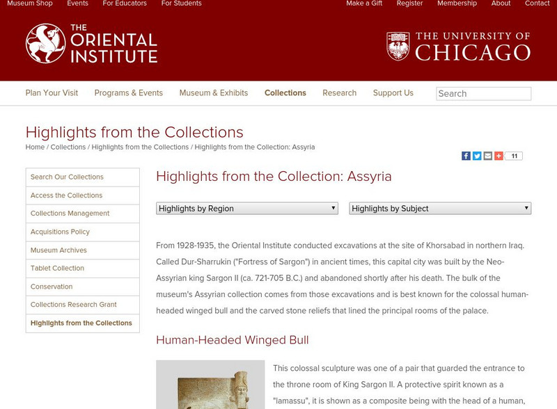 University of Chicago: Assyria Website University of Chicago: Assyria Website