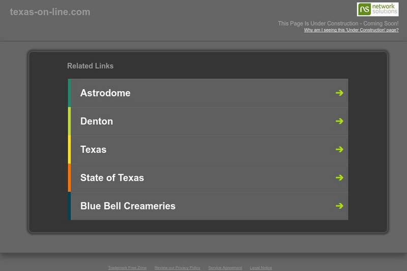 Texas Online: Texas Handout Texas Online: Texas Handout
