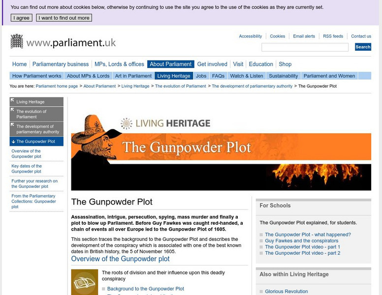 Parliamentary Archives: Gunpowder, Treason, Plot Handout Parliamentary Archives: Gunpowder, Treason, Plot Handout
