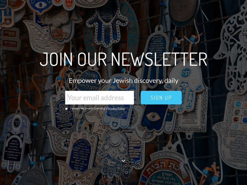 My Jewish Learning: Rosh Hashanah Website My Jewish Learning: Rosh Hashanah Website