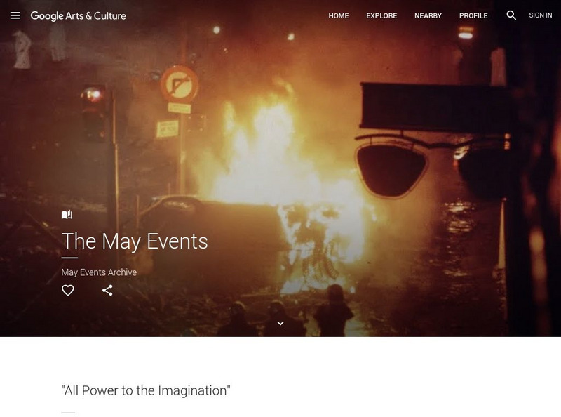 Google Cultural Institute: The May Events PPT Google Cultural Institute: The May Events PPT