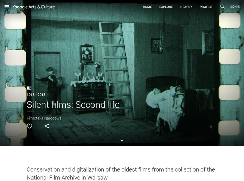 Google Cultural Institute: Silent Films: Second Life PPT