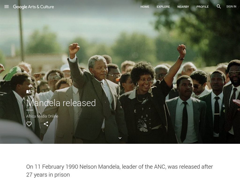 Google Cultural Institute: Mandela Released PPT Google Cultural Institute: Mandela Released PPT