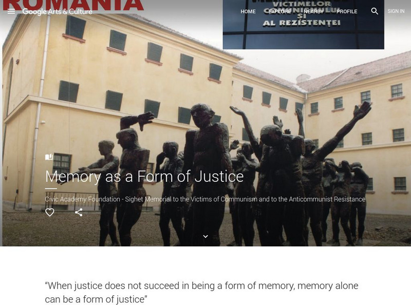 Google Cultural Institute: Memory as a Form of Justice Graphic Google Cultural Institute: Memory as a Form of Justice Graphic