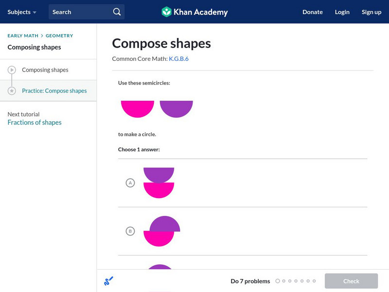 Khan Academy: Composing Shapes Unknown Type Khan Academy: Composing Shapes Unknown Type