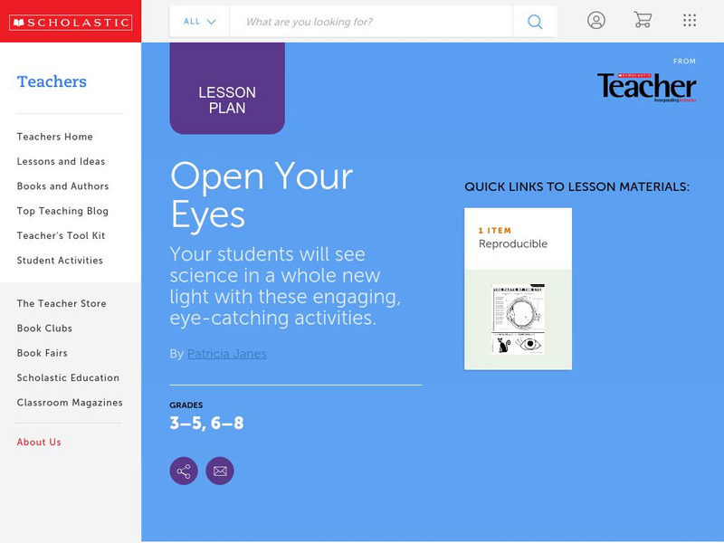 Scholastic Instructor: Open Your Eyes Activity Scholastic Instructor: Open Your Eyes Activity