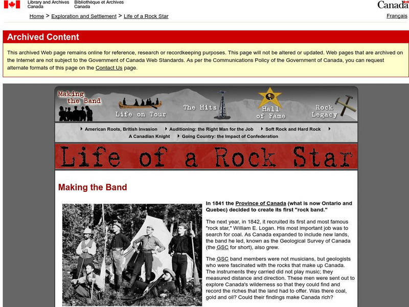 Life of a Rock Star Website Life of a Rock Star Website