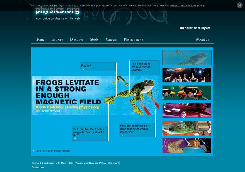 Physics.org: Frogs Levitate in a Strong Enough Magnetic Field Article Physics.org: Frogs Levitate in a Strong Enough Magnetic Field Article