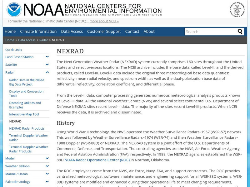 Noaa: Nexrad (Doppler) Website Noaa: Nexrad (Doppler) Website
