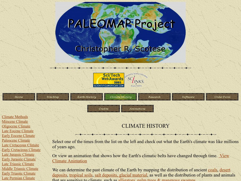Paleomap: Climate History Website Paleomap: Climate History Website