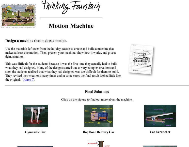 Science Museum of Minnesota: Motion Machine Activity Science Museum of Minnesota: Motion Machine Activity