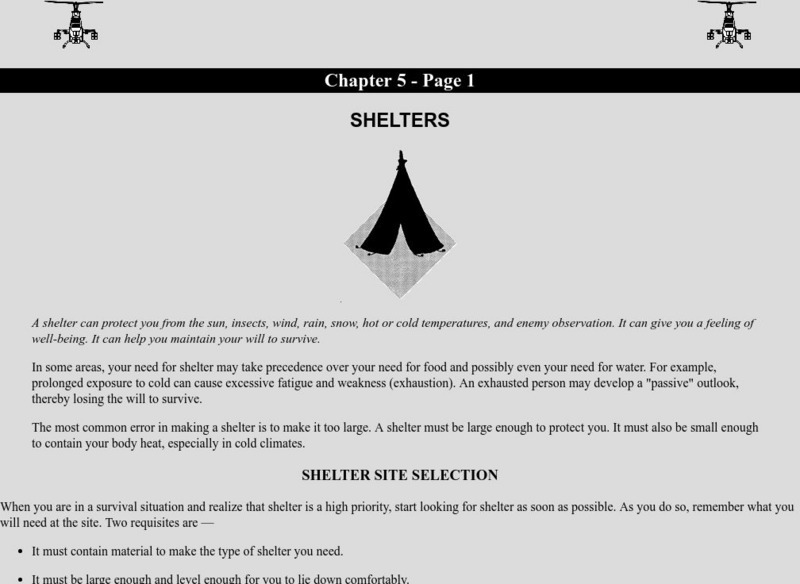 Aircav: Shelters Article Aircav: Shelters Article