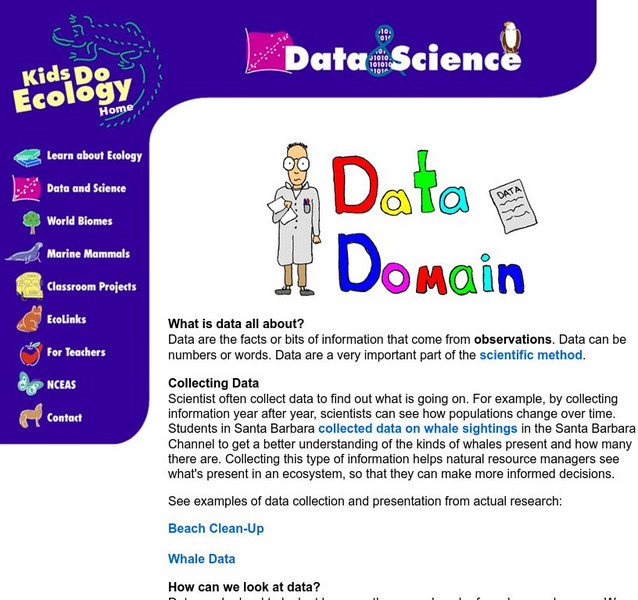 Nceas: What Are Data? Interactive Nceas: What Are Data? Interactive
