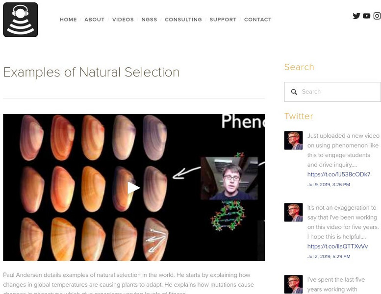 Bozeman Science: Examples of Natural Selection Instructional Video