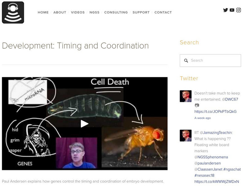Bozeman Science: Development: Timing and Coordination Instructional Video Bozeman Science: Development: Timing and Coordination Instructional Video
