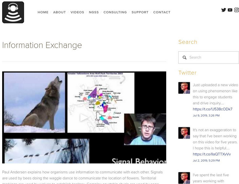 Bozeman Science: Information Exchange Instructional Video Bozeman Science: Information Exchange Instructional Video