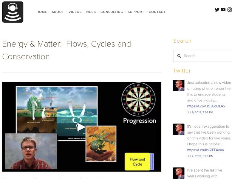 Bozeman Science: Energy & Matter: Flows, Cycles and Conservation Instructional Video Bozeman Science: Energy & Matter: Flows, Cycles and Conservation Instructional Video