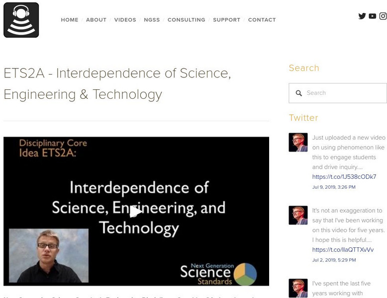 Bozeman Science: Interdependence of Science, Engineering & Technology Instructional Video Bozeman Science: Interdependence of Science, Engineering & Technology Instructional Video