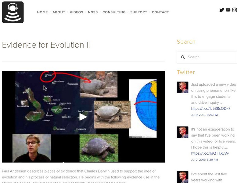 Bozeman Science: Evidence for Evolution Ii Instructional Video Bozeman Science: Evidence for Evolution Ii Instructional Video