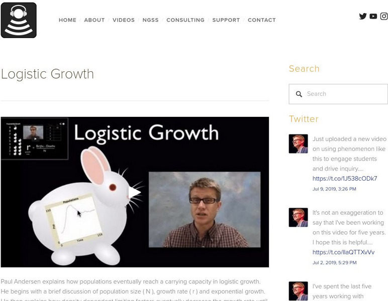 Bozeman Science: Logistic Growth Instructional Video Bozeman Science: Logistic Growth Instructional Video