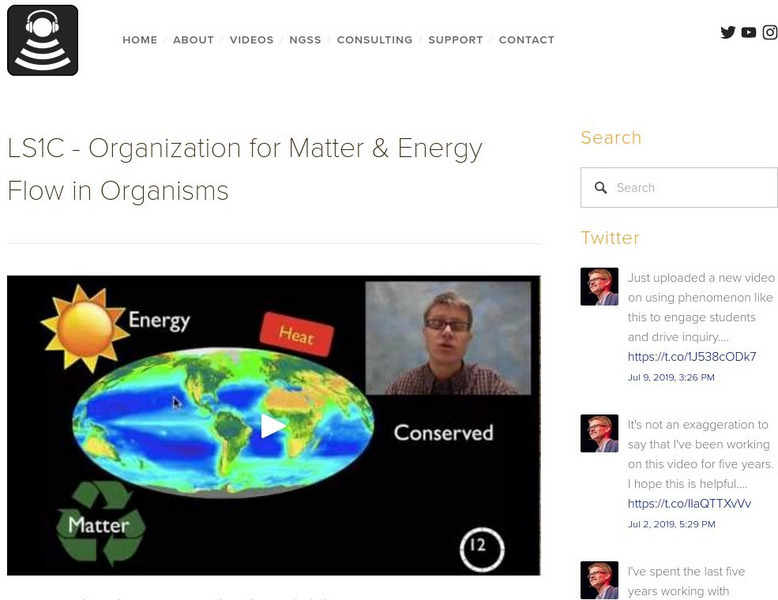 Bozeman Science: Organization for Matter & Energy Flow in Organisms Instructional Video