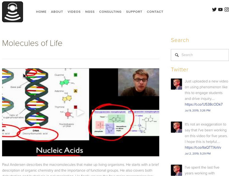 Bozeman Science: Molecules of Life Instructional Video Bozeman Science: Molecules of Life Instructional Video