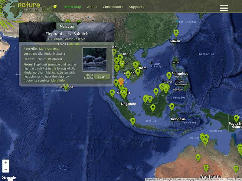 Nature Soundmap Interactive Nature Soundmap Interactive
