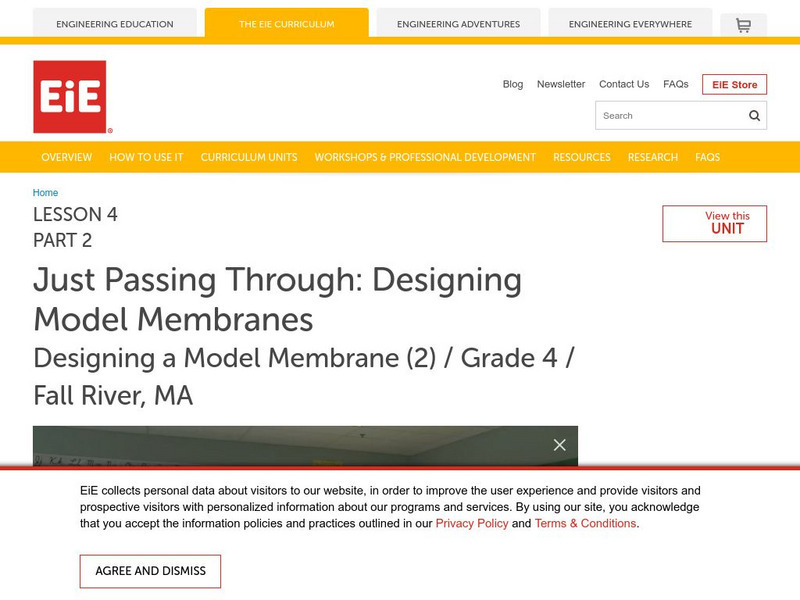 Ei E: Designing a Model Membrane (2) Instructional Video Ei E: Designing a Model Membrane (2) Instructional Video