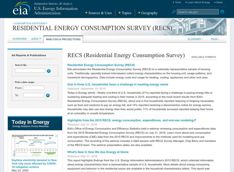 Energy Information Association: u.s. Household Electricity Report Article Energy Information Association: u.s. Household Electricity Report Article