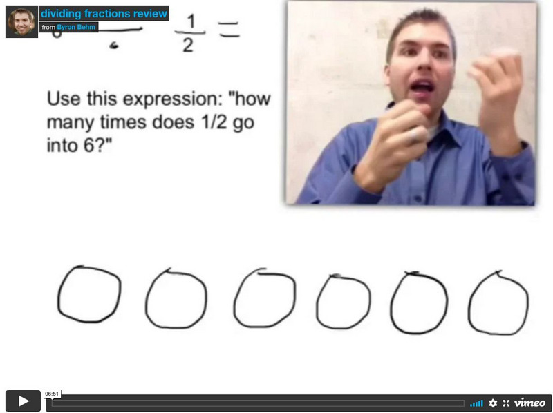 Ted: Ted Ed: Byron Behm: Dividing Fractions Review (Asl) (Vimeo) Instructional Video Ted: Ted Ed: Byron Behm: Dividing Fractions Review (Asl) (Vimeo) Instructional Video