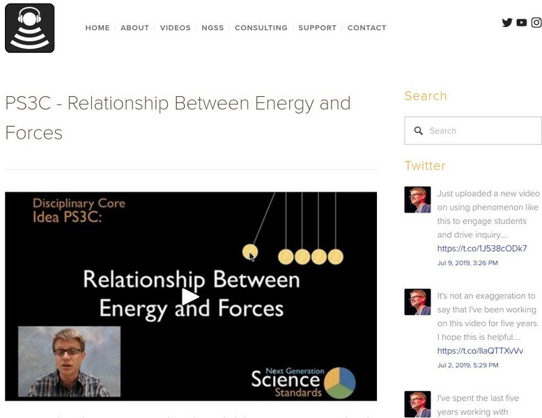 Bozeman Science: Ps3 C Relationship Between Energy and Forces Instructional Video
