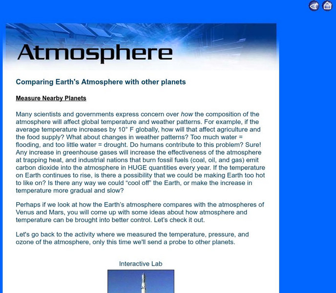 University of Utah: Aspire: Atmosphere Activity
